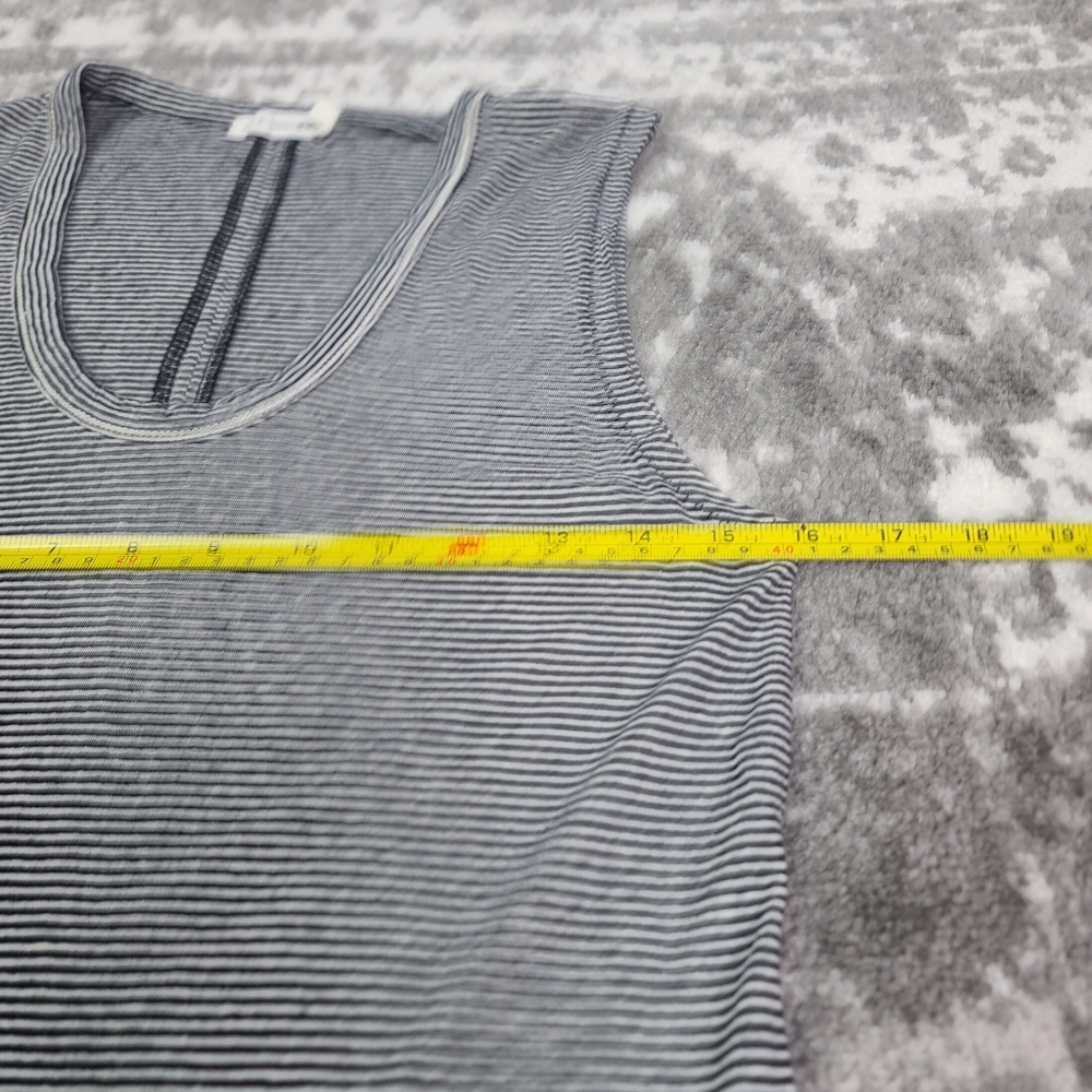 Rag & Bone Linen Blend Sleeveless Striped Thin Dr… - image 8